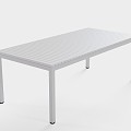 Outdoor dining table 3d model