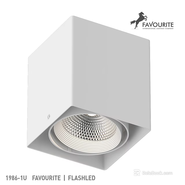 Modern White Square Recessed Downlight Spotlight With Grid Design Interior Lighting Fixture 3d model