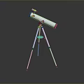 astronomical telescope space telescope observation equipment physical equipment binoculars 3d model