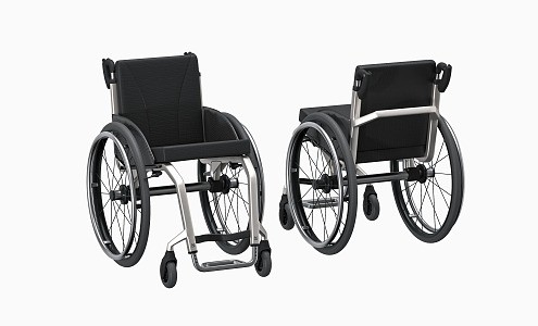 Modern Wheelchair 3d model