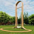 Modern Swing 3d model