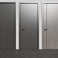 Modern Interior Hinged Doors With Various Color Finishes For Home Design