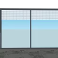 Stylish Window Blinds Featuring Green Lawn And Distant Buildings Outdoor View