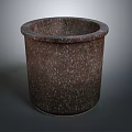 Durable Brown Speckled Texture Washing Bucket for Daily Household Cleaning Use