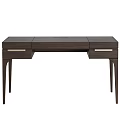Modern Wooden Dressing Table With Open Mirror And Drawer Storage Design