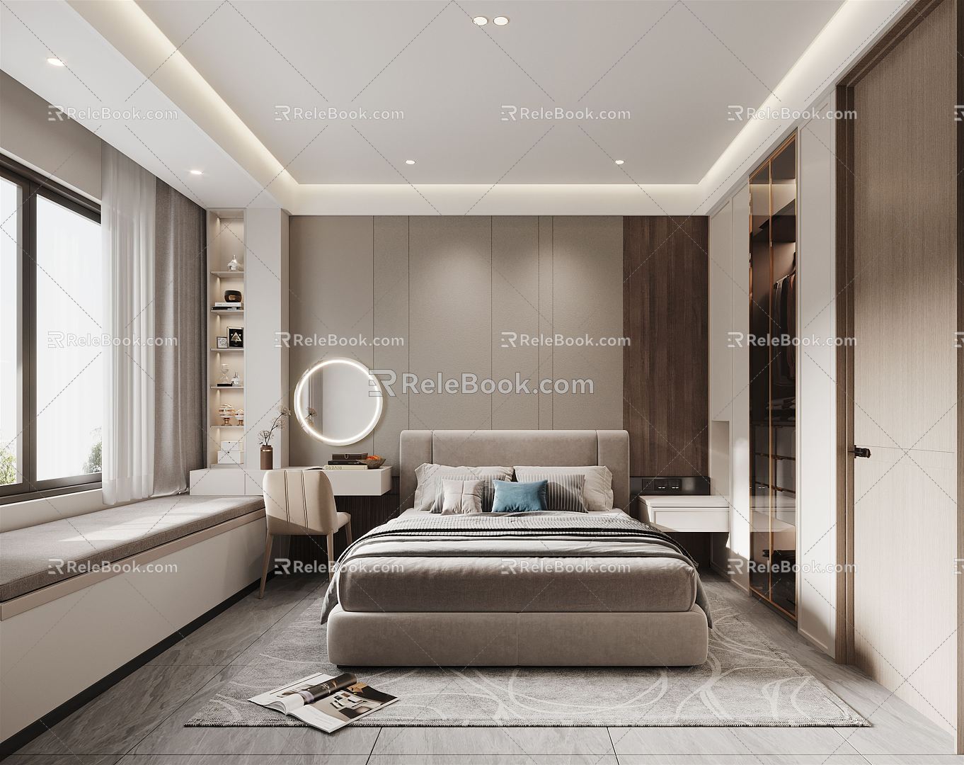 Modern Bedroom 3d model