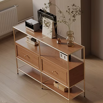 Modern Entrance Cabinet 3d model