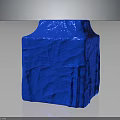 Equipment Covered With Blue Protective Cover And Square Shape Design