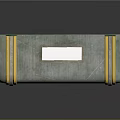 Vault Tec Retro Electronic Radio With Silver Yellow Design And Speaker Grille