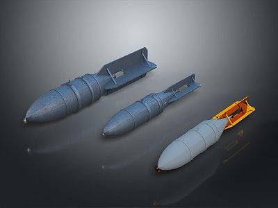 Bomb Missile Airborne Missile Shipborne Missile Cruise Missile High Altitude Bomb Guided Weapon Cruise Weapon 3d model