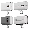 Modern Electric Water Heaters With Digital Display For Home Daily Use Appliances