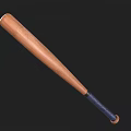 Premium Wooden Baseball Bat Sports Equipment With Blue Grip Handle
