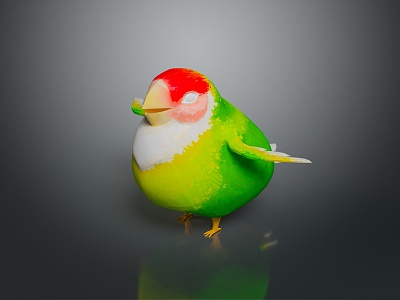 bird game animal cartoon animal realistic animal 3d model