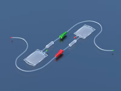 Infusion bag Liquid medicine Medical equipment 3d model