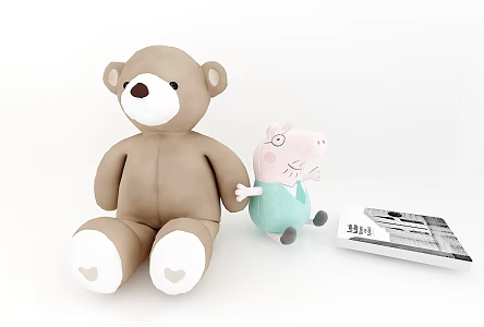 Modern Teddy Bear 3d model