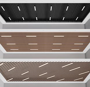 Modern Ceiling Square Ceiling Grille Ceiling 3d model