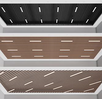 Modern Ceiling Square Ceiling Grille Ceiling 3d model