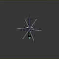 Advanced Sleek Military Helicopter With Dark Blue Fuselage Multi Rotor And Weapon Systems