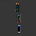 Electronic Appliances Smartphones in Various Colors and Different Models Neatly Arranged