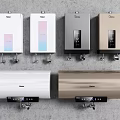 Sleek Modern Wall Mounted Water Heaters In Various Colors And Sleek Designs For Home Use