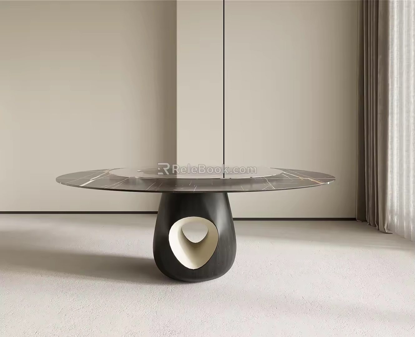 Round table 3d model