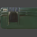 High Quality Green Durable Weapon Storage Case With Secure Locking System 3d model