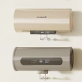 Various Colored Air Conditioner Models With Modern Design And Control Panels