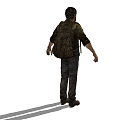 Modern game character the last survivor Joel 3d model