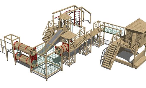 modern amusement equipment children's entertainment equipment amusement facilities 3d model