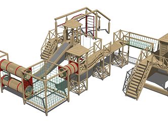 modern amusement equipment children's entertainment equipment amusement facilities 3d model