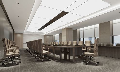 Modern Conference Room Large Conference Room 3d model