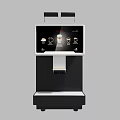 Automatic Beverage Machine With Smart Display Coffee Latte Options Modern Black Daily Appliance 3d model