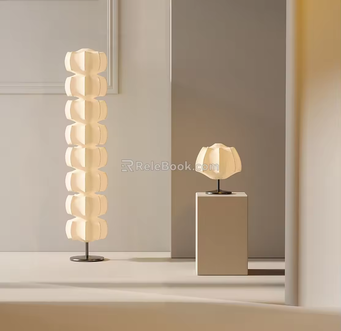 Floor lamp Table lamp 3d model