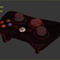 Black Xbox Game Controller with Dual Joysticks Colorful Buttons and Central Logo for Gaming Electronics