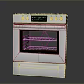 Toshiba Stainless Steel Electric Oven With Modern Digital Display And Control Panel