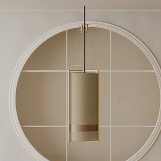 Modern chandelier 3d model