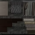 Modern Curtains And Blinds With Pleated Styles And Various Colors For Interior Design