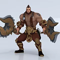 Game character Chen bite gold 3d model
