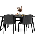 Modern Dining Table and Chair Combination Table and Chair Combination 3d model