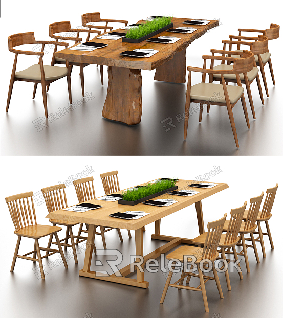 Nordic Conference Table and Chair Conference Table and Chair Conference Table and Chair Combination model