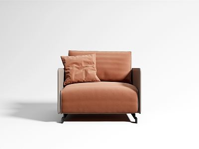 Modern single sofa model