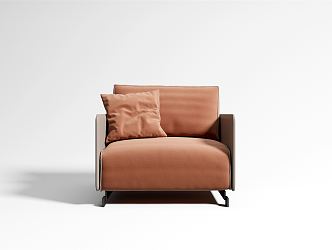 Modern single sofa 3d model