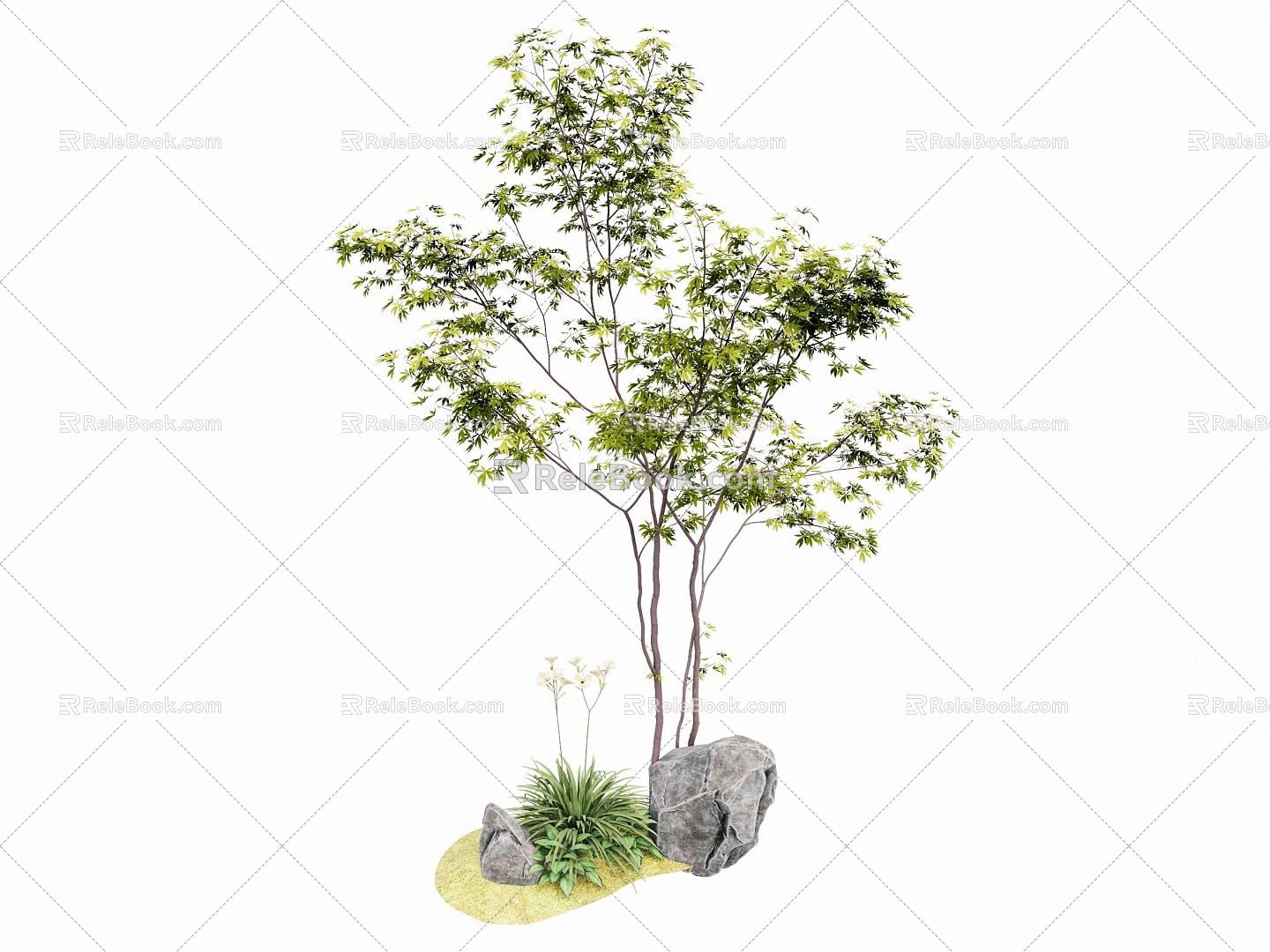 landscape tree 3d model