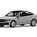 White Modern Sporty Sedan With Sleek Body Lines Alloy Wheels And LED Headlights
