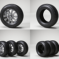 Modern Tires 3d model