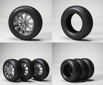 Modern Tires 3d model