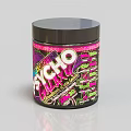 Psycho Brand Food Jar With Colorful Label And Vibrant Bold Graphics