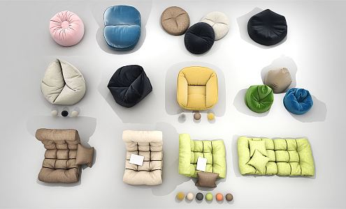 Modern Lazy Sofa 3d model