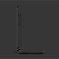 Modern shell mortar shell small steel gun 3d model