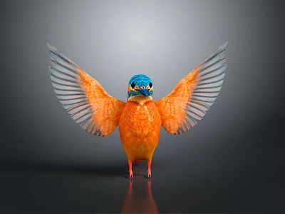 bird game animal cartoon animal realistic animal 3d model
